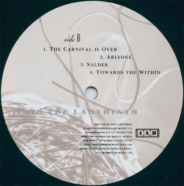 Dead Can Dance : Into The Labyrinth (2xLP, Album)