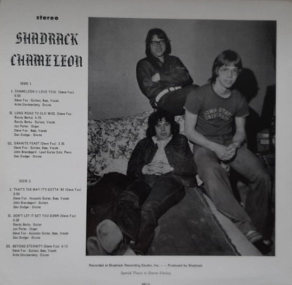 Shadrack (2) : Shadrack Chameleon (LP, Album, RE)