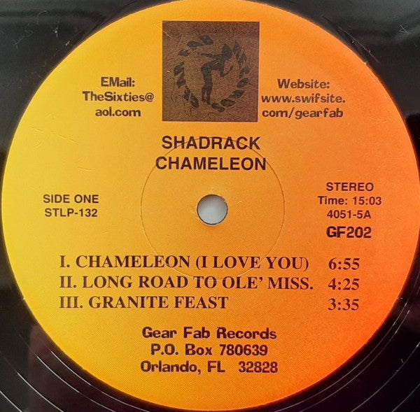 Shadrack (2) : Shadrack Chameleon (LP, Album, RE)