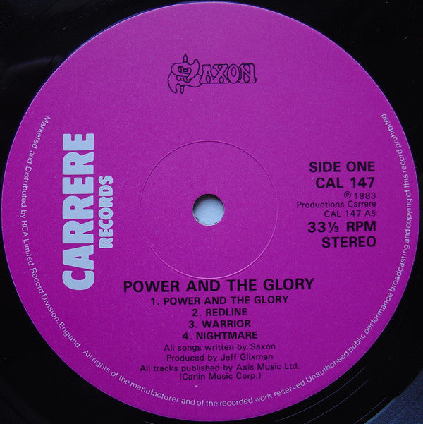 Saxon : Power & The Glory (LP, Album)