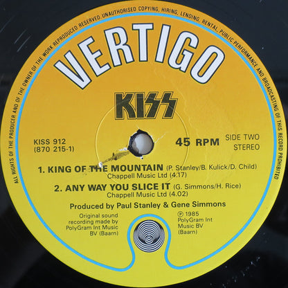 Kiss : Turn On The Night (12", Maxi)