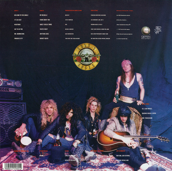 Guns N' Roses : Appetite For Destruction (LP, Album)