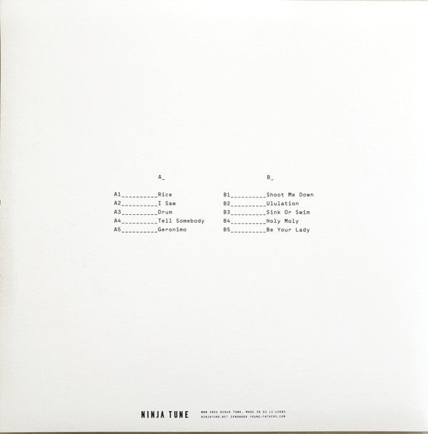 Young Fathers : Heavy Heavy (LP, Album, Dlx, Ltd, Whi)