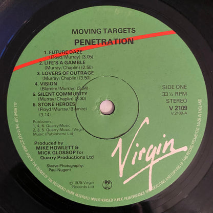 Penetration (2) : Moving Targets (LP, Album, Orl)