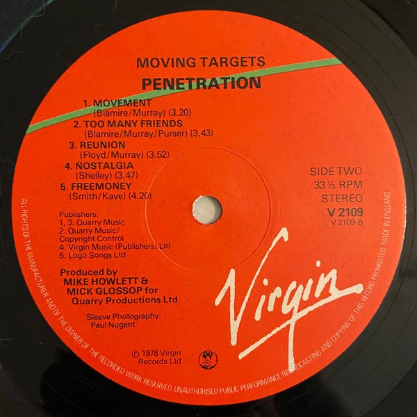 Penetration (2) : Moving Targets (LP, Album, Orl)