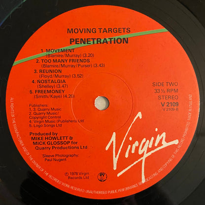 Penetration (2) : Moving Targets (LP, Album, Orl)