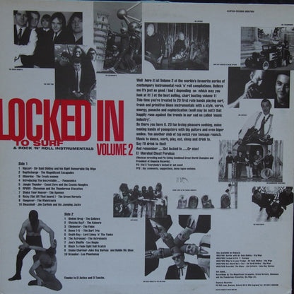 Various : Locked In To Surf & Rock 'N' Roll Instrumentals Volume 2 (LP, Comp)