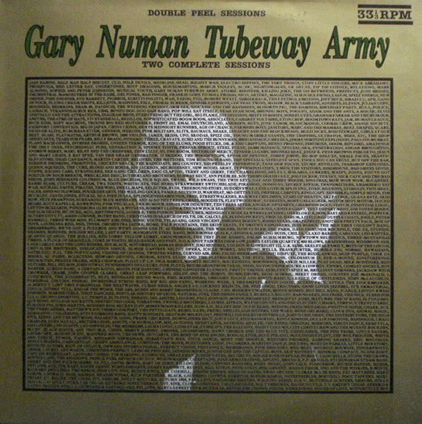 Gary Numan / Tubeway Army : Double Peel Sessions (LP, Comp)