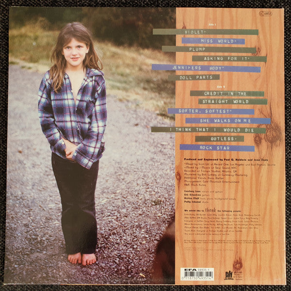 Hole (2) : Live Through This (LP, Album, Whi)
