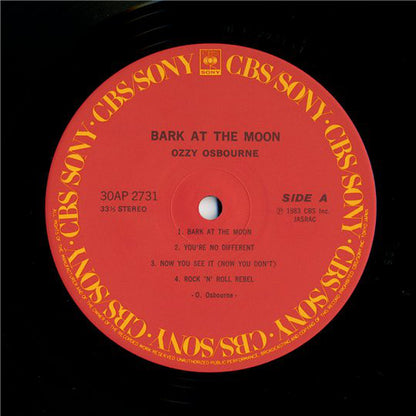 Ozzy Osbourne : Bark At The Moon (LP, Album + 7", Single)