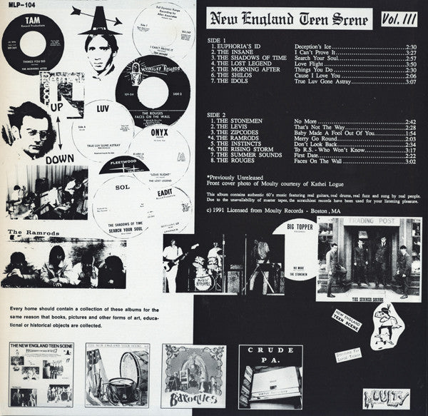 Various : New England Teen Scene Vol. III (LP, Comp)
