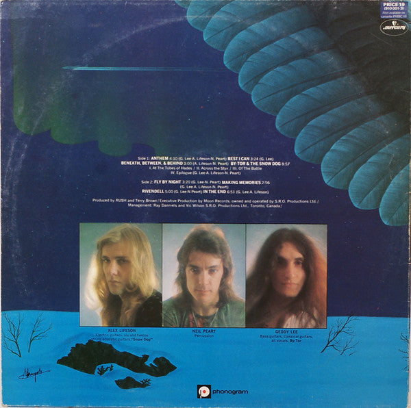 Rush : Fly By Night (LP, Album, RE)