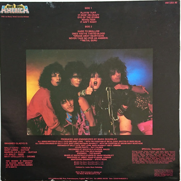 Smashed Gladys : Smashed Gladys (LP, Album)