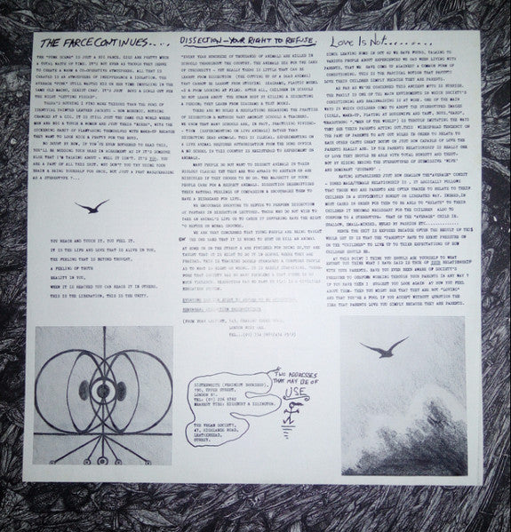 Rudimentary Peni : Death Church (LP, Album, RP)