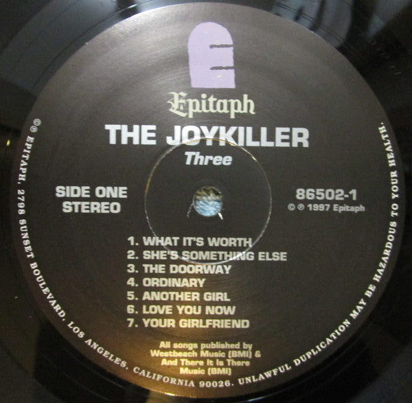 The Joykiller : Three (LP, Album)
