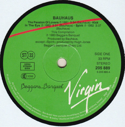 Bauhaus : The Singles 1981-1983 (12", Comp)