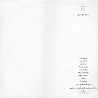 Tears For Fears : The Hurting (LP, Album)