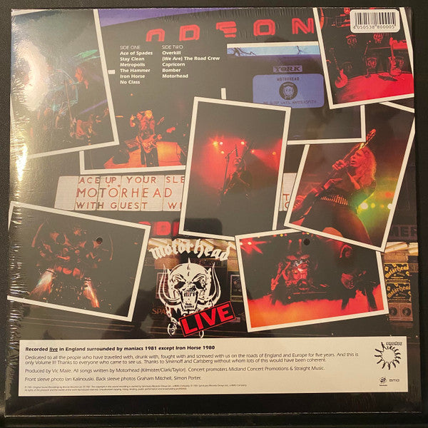 Motörhead : No Sleep 'til Hammersmith (LP, Album, Ltd, Num, RE, Cle)
