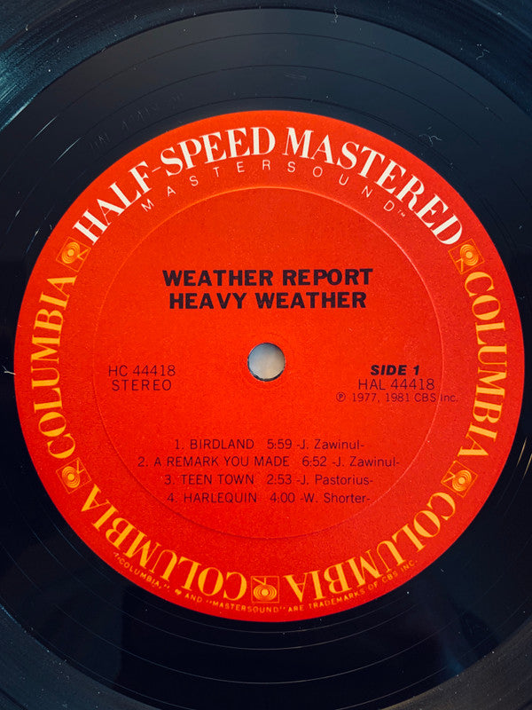 Weather Report : Heavy Weather (LP, Album, RE, RM, Hal)