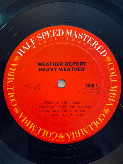 Weather Report : Heavy Weather (LP, Album, RE, RM, Hal)