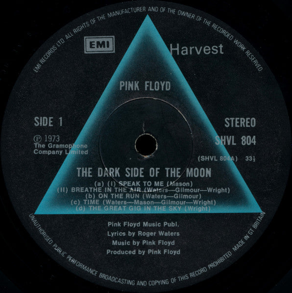 Pink Floyd - The Dark Side Of The Moon (LP, Album, RP, 5th
