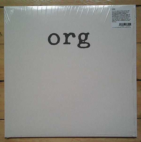 Jensen* / Brandsdal* : Org (LP, Album, Ltd, RE, RM, S/Edition)
