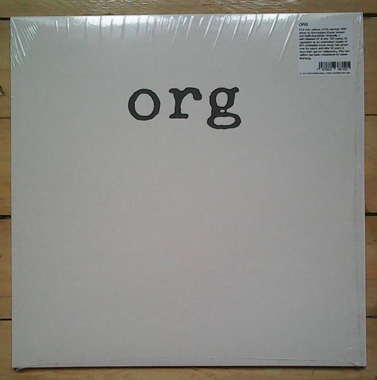 Jensen* / Brandsdal* : Org (LP, Album, Ltd, RE, RM, S/Edition)