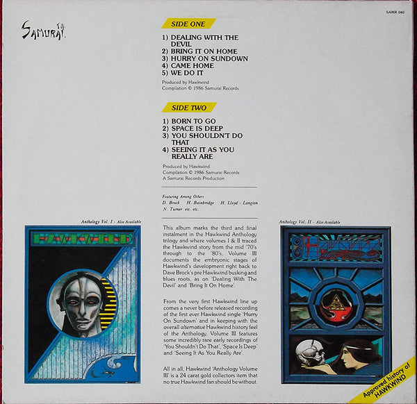 Hawkwind : Anthology Volume III (LP, Comp)