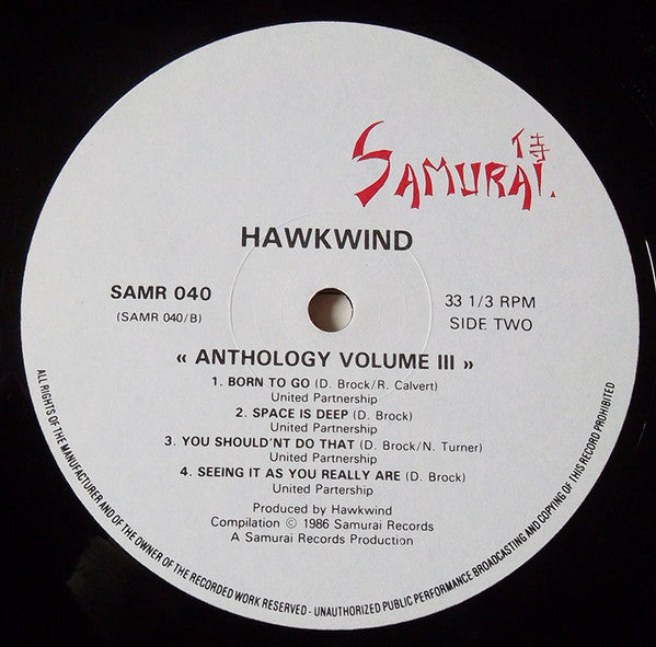 Hawkwind : Anthology Volume III (LP, Comp)