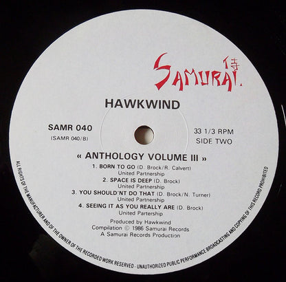 Hawkwind : Anthology Volume III (LP, Comp)