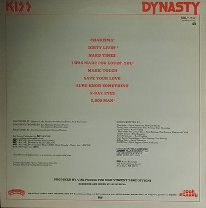 Kiss : Dynasty (LP, Album)