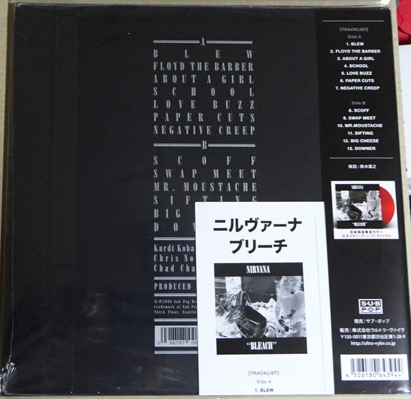 Nirvana : Bleach (LP, Album, RSD, Ltd, RE, Lus)
