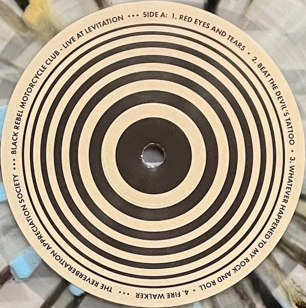 Black Rebel Motorcycle Club : Live At Levitation (LP, Cle + Flexi, 7", S/Sided + Album, RSD, Ltd)