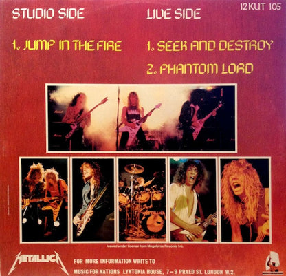 Metallica : Jump In The Fire (12", Single)