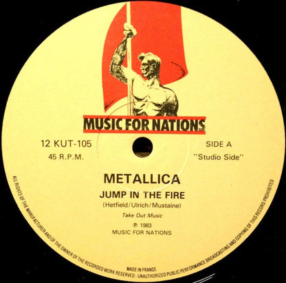 Metallica : Jump In The Fire (12", Single)
