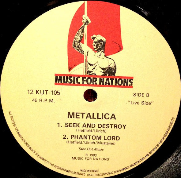Metallica : Jump In The Fire (12", Single)