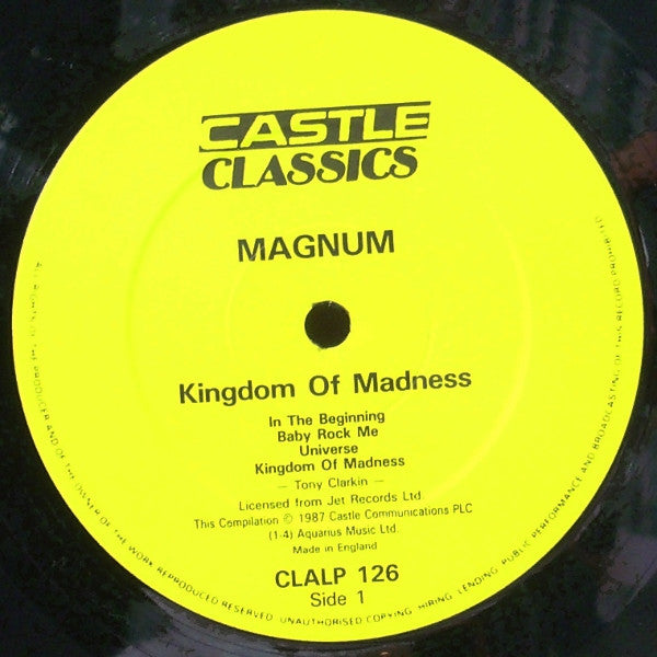 Magnum (3) : Kingdom Of Madness (LP, Album, RE)