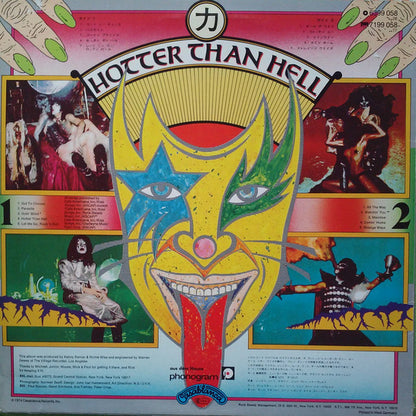 Kiss : Hotter Than Hell (LP, Album, RE)