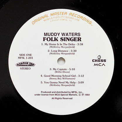 Muddy Waters : Folk Singer (LP, Album, Ltd, Num, RE)