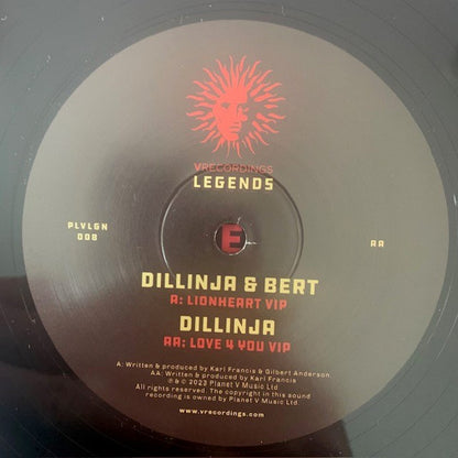 Dillinja & Bert : Lionheart (VIP) / Love 4 You (VIP) (12")