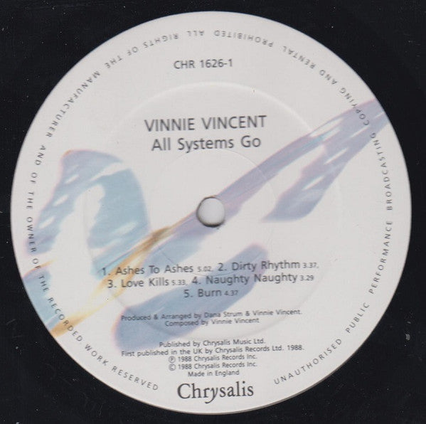 Vinnie Vincent Invasion : All Systems Go (LP, Album)