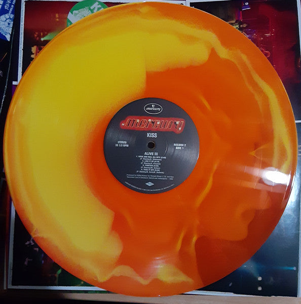 Kiss : Alive III (2xLP, Album, Ltd, RE, Yel)