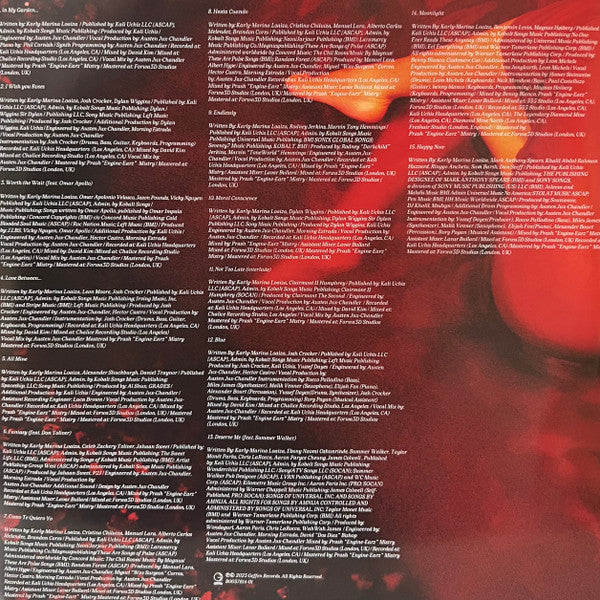 Kali Uchis : Red Moon In Venus (LP, Album, Ltd, Alt)