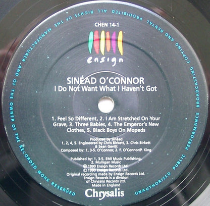 Sinéad O'Connor : I Do Not Want What I Haven't Got (LP, Album)