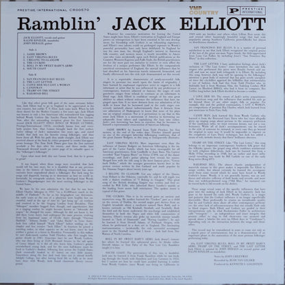 Ramblin' Jack Elliott : Ramblin' Jack Elliott (LP, Album, Club, RE, Blu)