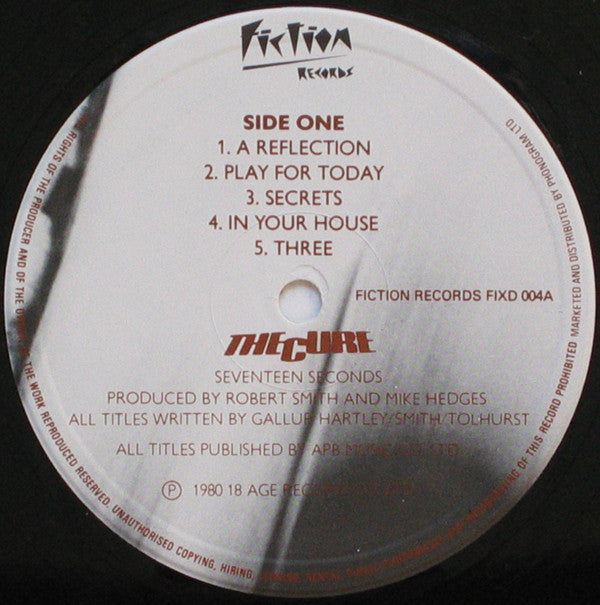 The Cure : Seventeen Seconds (LP, Album, RE)