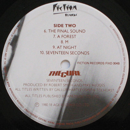 The Cure : Seventeen Seconds (LP, Album, RE)