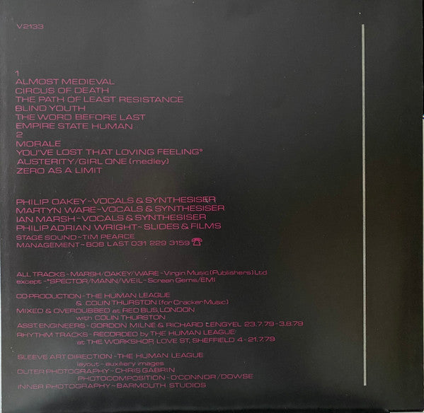 The Human League : Reproduction (LP, Album)