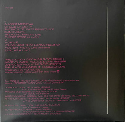 The Human League : Reproduction (LP, Album)