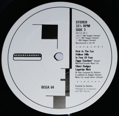 Bauhaus : 1979-1983 (2xLP, Comp, Ltd, Num, CBS)